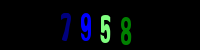 Blue Captcha Image