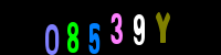 Blue Captcha Image
