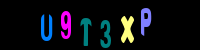Blue Captcha Image