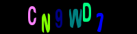 Blue Captcha Image