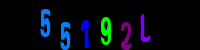 Blue Captcha Image