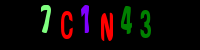 Blue Captcha Image