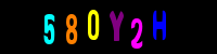 Blue Captcha Image