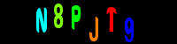Blue Captcha Image