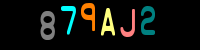 Blue Captcha Image
