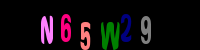 Blue Captcha Image
