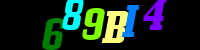 Blue Captcha Image
