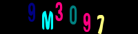 Blue Captcha Image