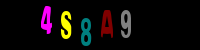 Blue Captcha Image