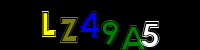 Blue Captcha Image