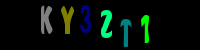 Blue Captcha Image