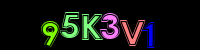 Blue Captcha Image