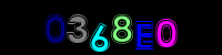 Blue Captcha Image