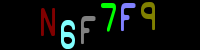 Blue Captcha Image