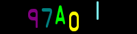 Blue Captcha Image