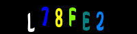 Blue Captcha Image
