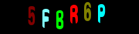 Blue Captcha Image