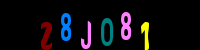 Blue Captcha Image