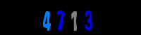 Blue Captcha Image