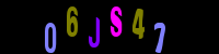Blue Captcha Image