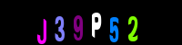 Blue Captcha Image