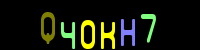 Blue Captcha Image