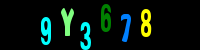 Blue Captcha Image