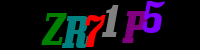 Blue Captcha Image