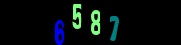 Blue Captcha Image