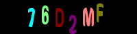 Blue Captcha Image