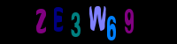 Blue Captcha Image