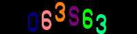 Blue Captcha Image