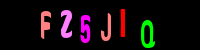 Blue Captcha Image