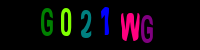 Blue Captcha Image
