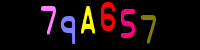 Blue Captcha Image