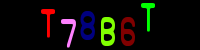 Blue Captcha Image