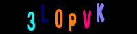 Blue Captcha Image