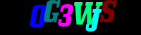 Blue Captcha Image