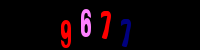 Blue Captcha Image