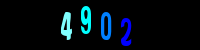 Blue Captcha Image