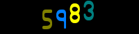Blue Captcha Image