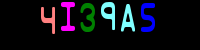 Blue Captcha Image