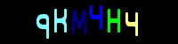 Blue Captcha Image