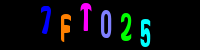 Blue Captcha Image