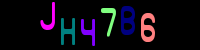 Blue Captcha Image