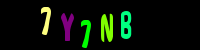 Blue Captcha Image