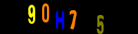 Blue Captcha Image