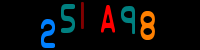 Blue Captcha Image