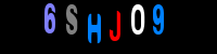 Blue Captcha Image