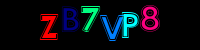 Blue Captcha Image